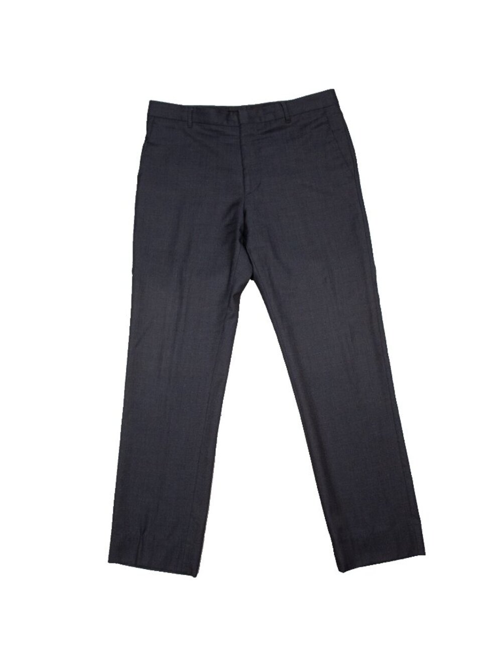 Paul Smith The Byard Dress Pants Textured Wool Trousers Grey Made in Italy 32x30